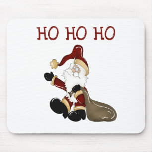 Santa HO HO HO Tshirts and Gifts Mouse Mat