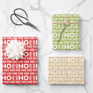 Santa Ho Ho Ho Wrapping Paper - Festive Fun