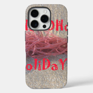 Santa HoHoHo Merry Christmas From Beach colours iPhone 16 Pro Case