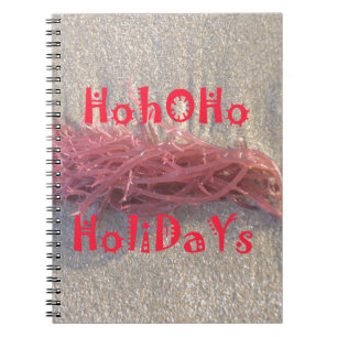 Santa HoHoHo Merry Christmas From Beach colours Notebook
