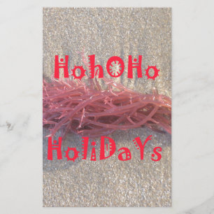 Santa HoHoHo Merry Christmas From Beach colours Stationery