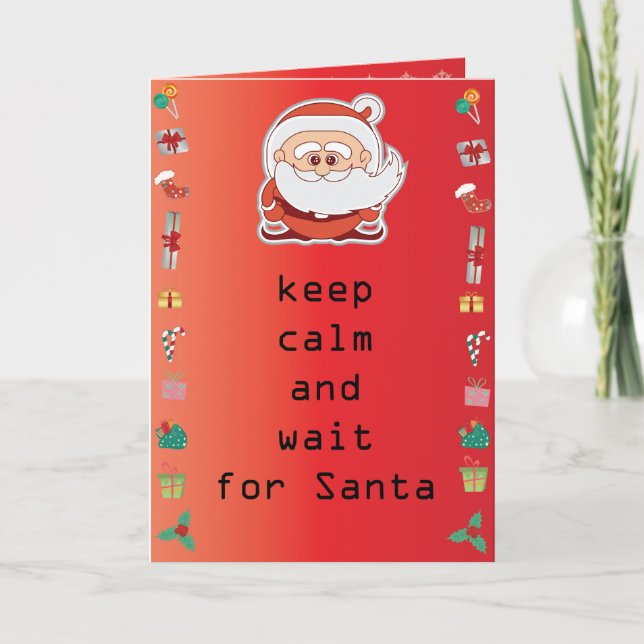 Santa Holiday Card (Front)