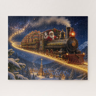 Santa Holiday Express Jigsaw Puzzle