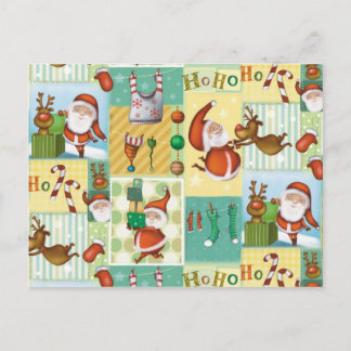 Santa Holiday Postcard
