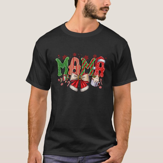 Santa Hot Cocoa  T-Shirt (Front)