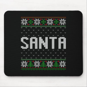 Santa I Am So Good Santa Came Twice Couples Ugly C Mouse Mat