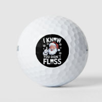 Santa I Know You Didn't Floss Dentist Dental Xmas