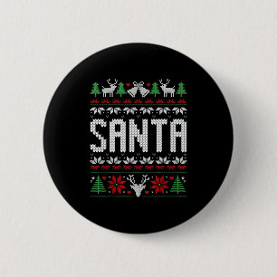 Santa I'm So Good Santa Came Twice Matching Couple 6 Cm Round Badge