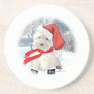 Santa in Boots Coaster