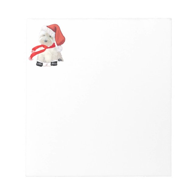 Santa in Boots Notepad (Front)