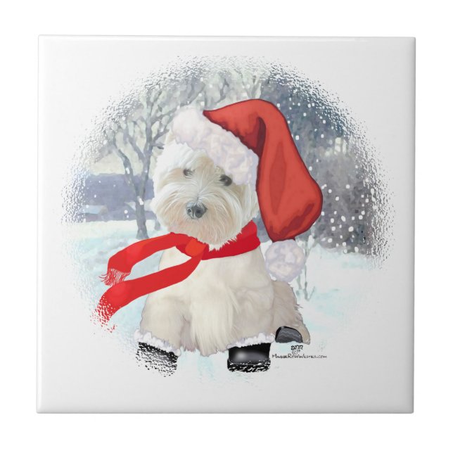 Santa in Boots Tile (Front)