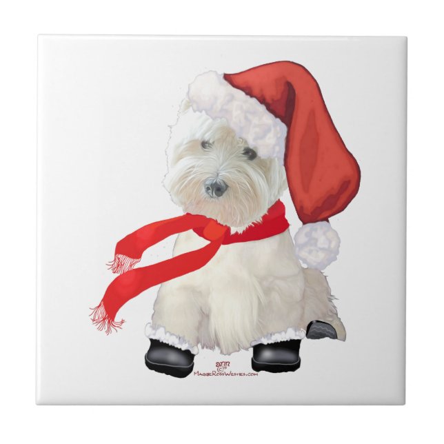 Santa in Boots Tile (Front)