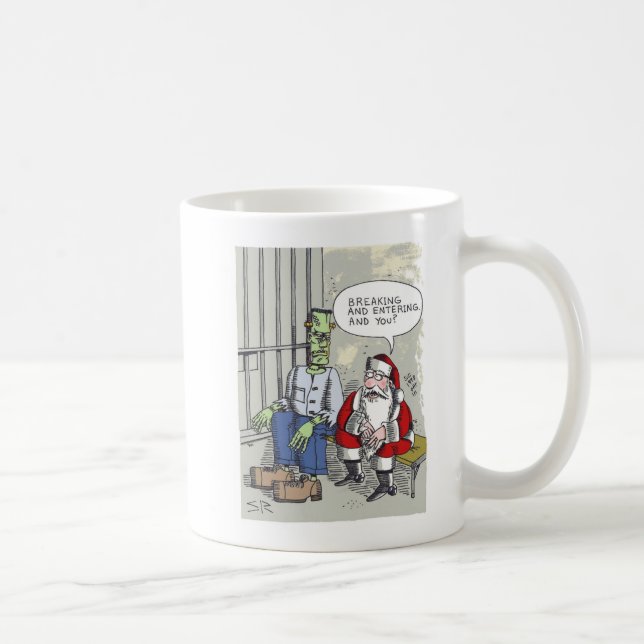 Santa In Jail left hand mug (Right)