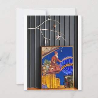 Santa in Las Vegas - Christmas Greeting Card