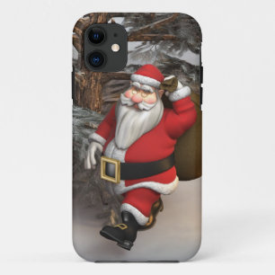 Santa in the Forest iPhone 11 Case