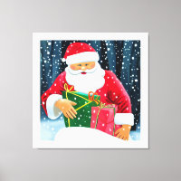 Santa in the snow - Santa in the snow