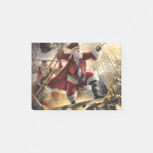 santa is a pirate post-it notes