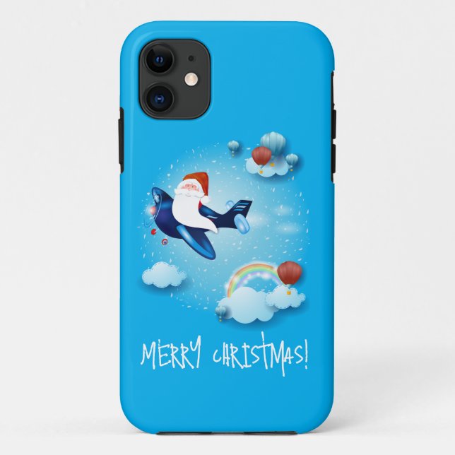 Santa is Coming Case-Mate iPhone Case (Back)
