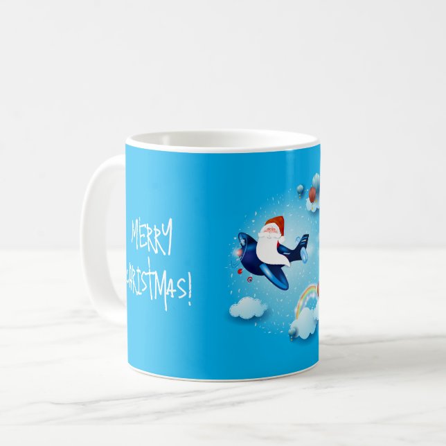 Santa is Coming Coffee Mug (Front Left)