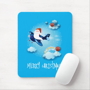 Santa is Coming Mouse Mat