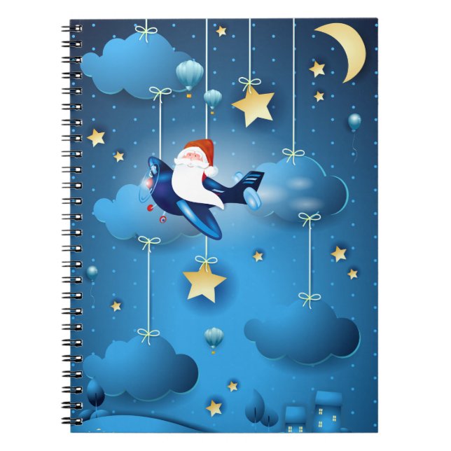 Santa is Coming  Notebook (Front)