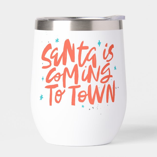 Santa is Coming to Town Holiday Design (Left)