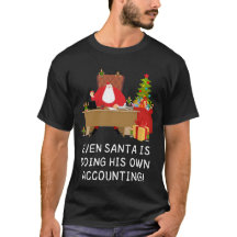 Santa Is Doing His Accounting Christmas Accountant