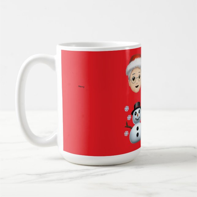 Santa is in town coffee mug (Left)