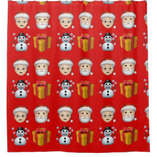 Santa is in town shower curtain