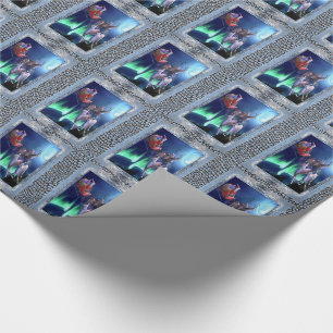 Santa is on his way! wrapping paper