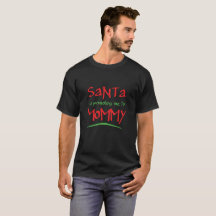 Santa Is Promoting Me To Mummy T-Shirt