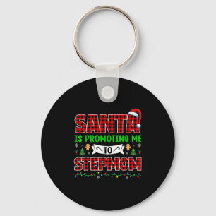 Santa Is Promoting Me To Stepmom Xmas Expecting Ne Key Ring