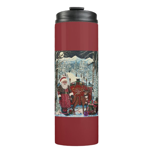 Santa is ready for Launch Thermal Tumbler (Front)
