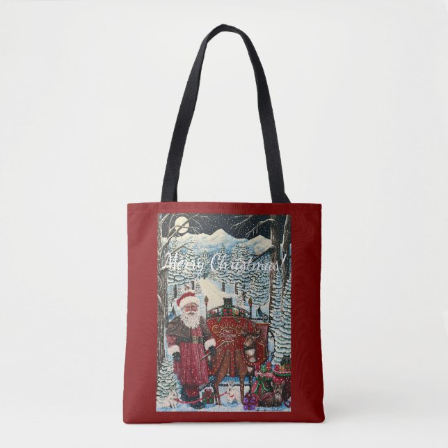 Santa is Ready  Tote Bag (Front)