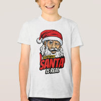 Santa Is Real – Ask Your Mum Pop Art Winking Santa