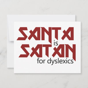 Santa is Satan Holiday Card