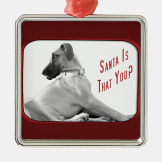 Santa is that you metal tree decoration