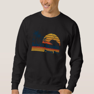 Santa Isabel Puerto Rico Boricua Sunset Vintage Pu Sweatshirt