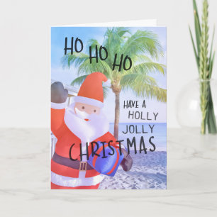 SANTA ISLAND Greeting Card