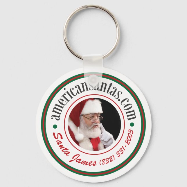 Santa James American Santas logo item Key Chain (Front)