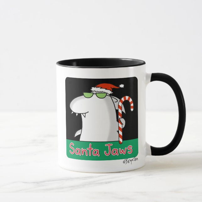 Santa Jaws Mug (Right)