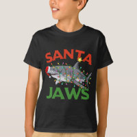 Santa Jaws Shark Christmas Lights Sharkmas Xmas Re