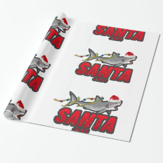 'SANTA JAWS' wrapping paper