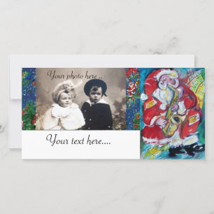 SANTA & JAZZ HOLIDAY CARD