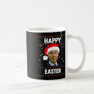 Santa Joe Biden Happy Easter Ugly Christmas Sweate Coffee Mug