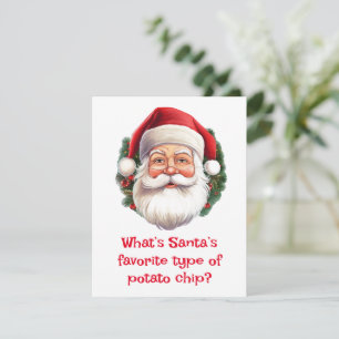 Santa Jokes Holiday Card