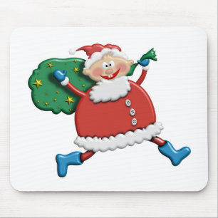 Santa Joy Design Mouse Mat