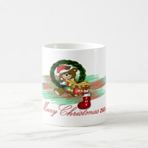 Santa JOY Sock Christmas 2021 Mug