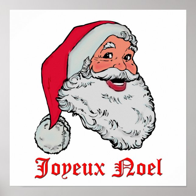 Santa Joyeux Noel Poster (Front)