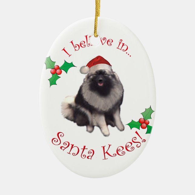 Santa Kees Ornament (Front)